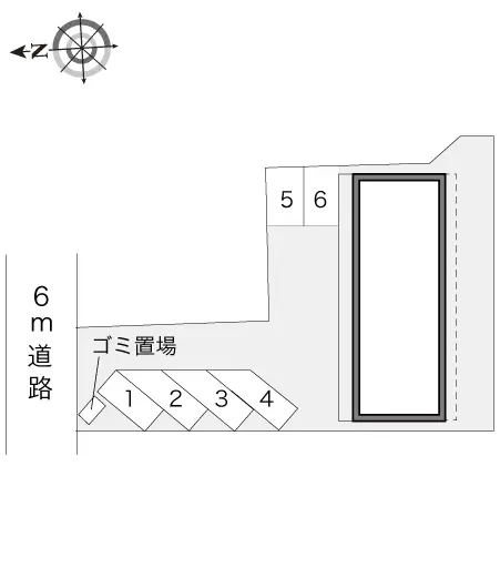 ★手数料０円★豊川市美園３丁目　月極駐車場（LP）